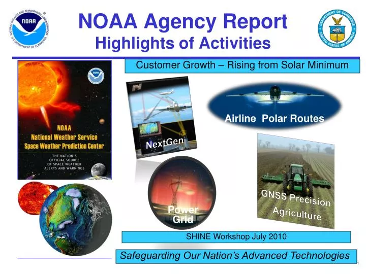 noaa agency report highlights of activities