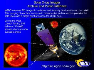 Solar X-ray Imager Archive and Public Interface
