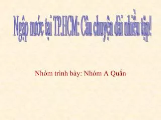nh m tr nh b y nh m a qu n