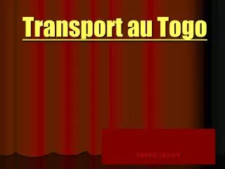 transport au togo
