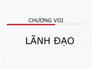 ch ng viii