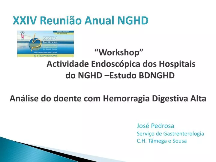 xxiv reuni o anual nghd