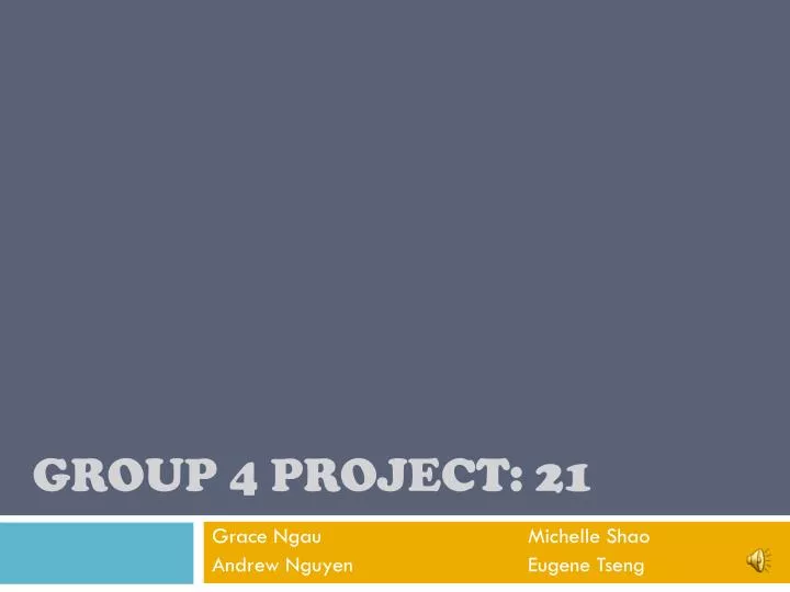 group 4 project 21