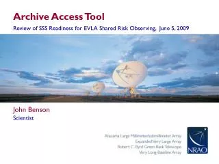 Archive Access Tool