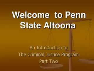 Welcome to Penn State Altoona