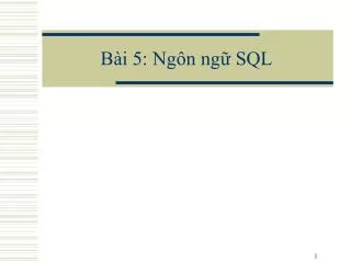 b i 5 ng n ng sql