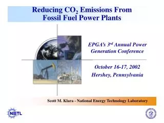 Reducing CO 2 Emissions From Fossil Fuel Power Plants