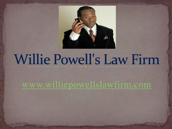 willie powell s law firm
