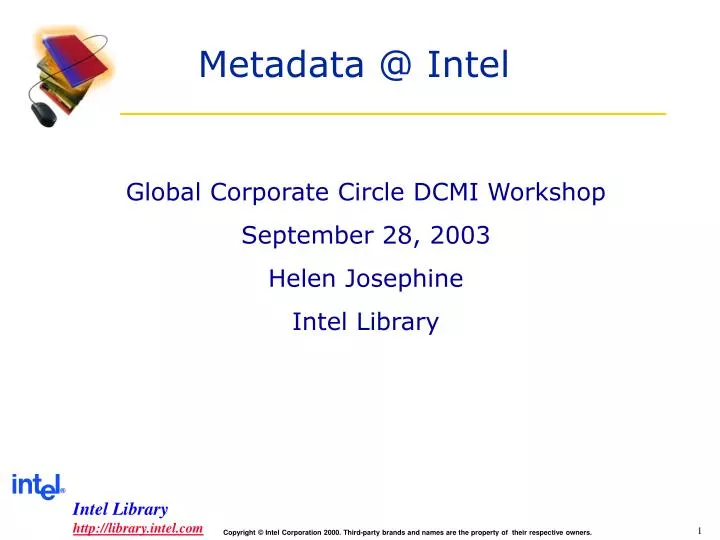 metadata @ intel