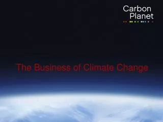 The Business of Climate Change