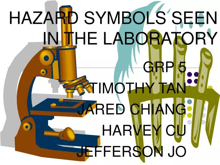 hazard symbols seen in the laboratory