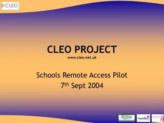 CLEO PROJECT cleo.uk