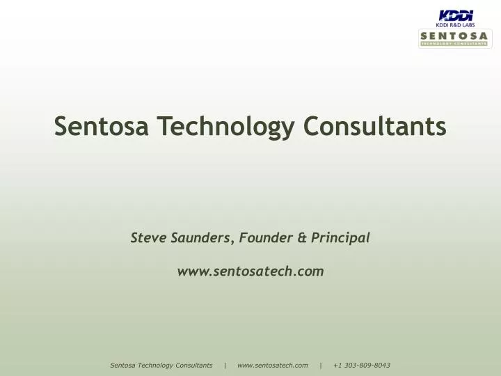 sentosa technology consultants