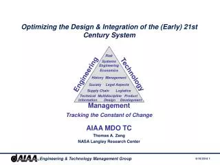 Optimizing the Design &amp; Integration of the (Early) 21st Century System