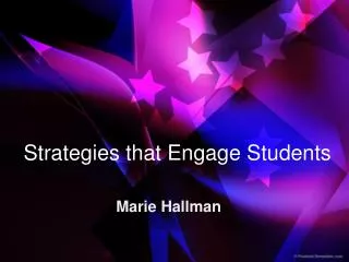 Strategies that Engage Students
