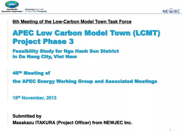submitted by masakazu itakura project officer from newjec inc