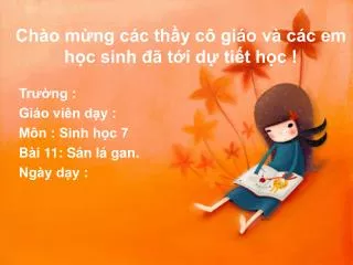 ch o m ng c c th y c gi o v c c em h c sinh t i d ti t h c