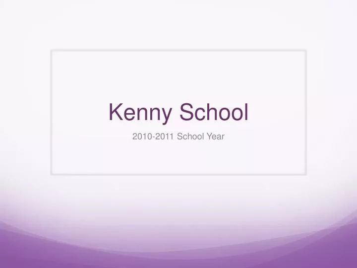 kenny school