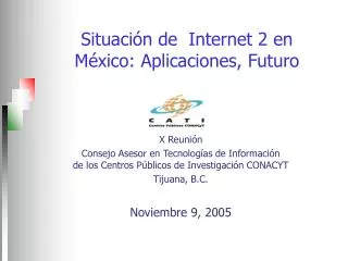 situaci n de internet 2 en m xico aplicaciones futuro