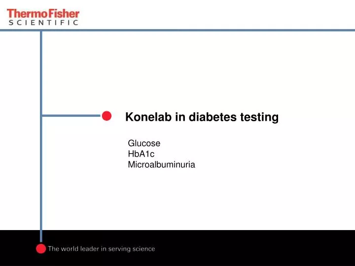 konelab in diabetes testing