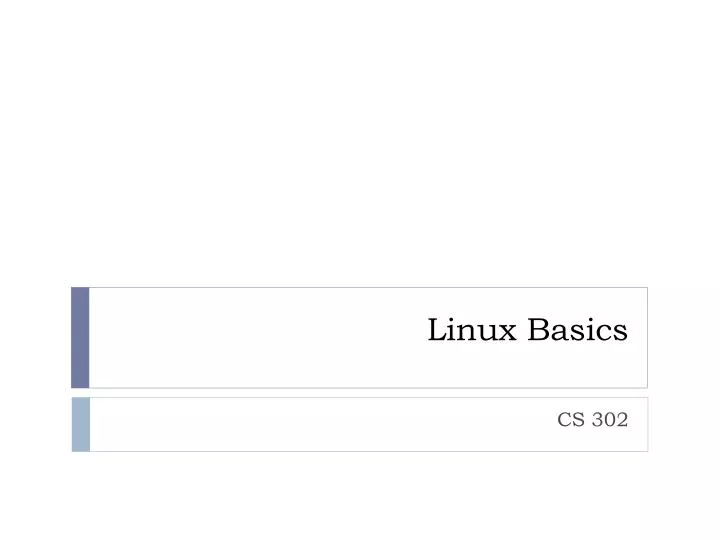 linux basics