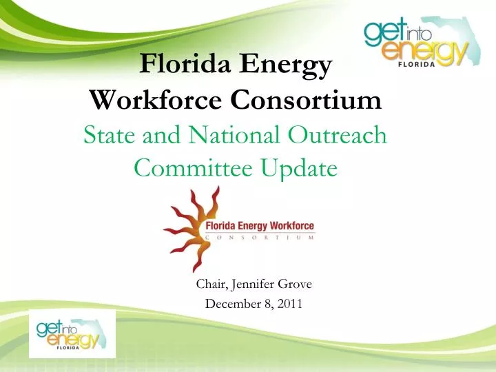 florida energy workforce consortium state and national outreach committee update