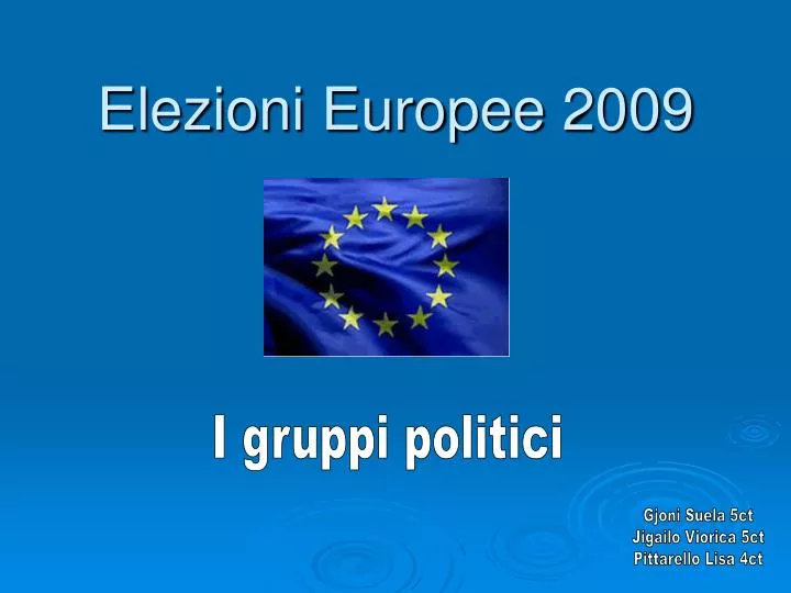 elezioni europee 2009