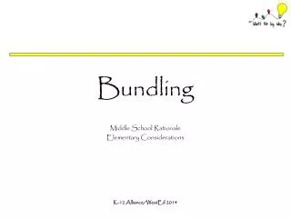 Bundling