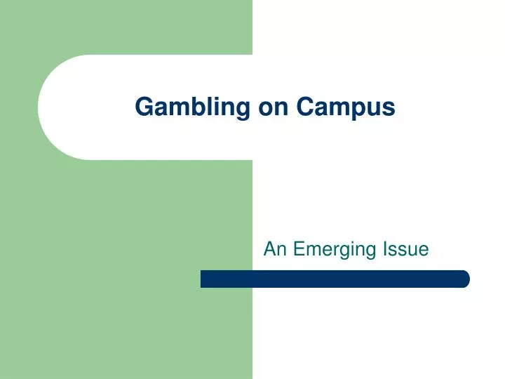 gambling on campus