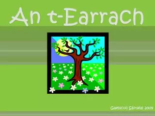 an t earrach