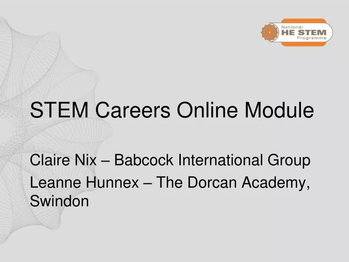 stem careers online module