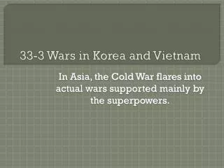 33-3 Wars in Korea and Vietnam