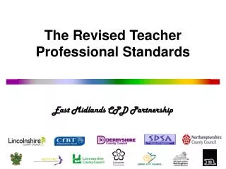 The Revised Teacher Professional Standards