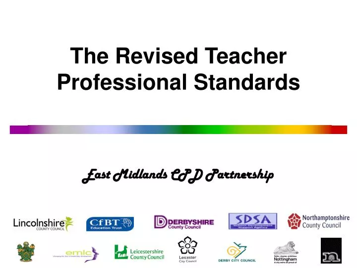 the revised teacher professional standards