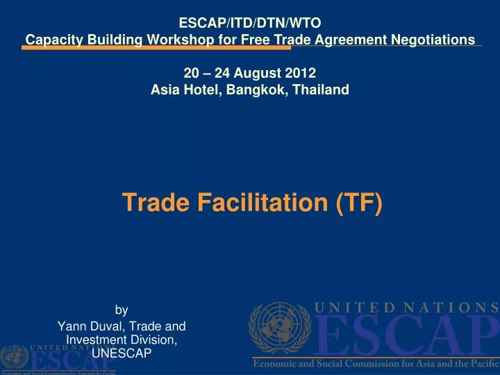 trade facilitation tf