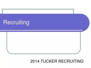 Recruiting