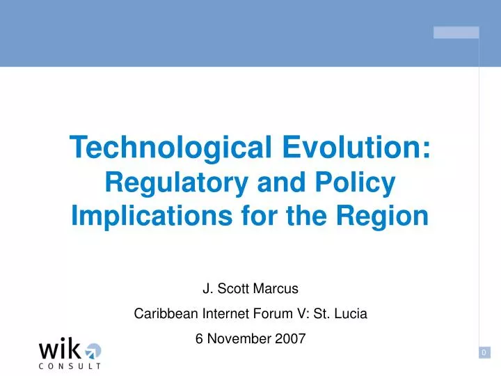 technological evolution regulatory and policy implications for the region