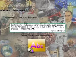 atividade 1 relembrando