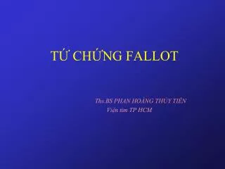 t ch ng fallot