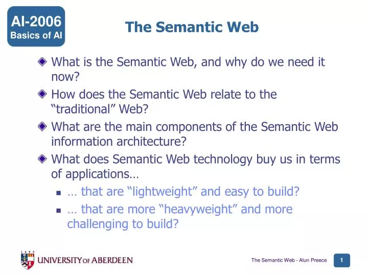 the semantic web