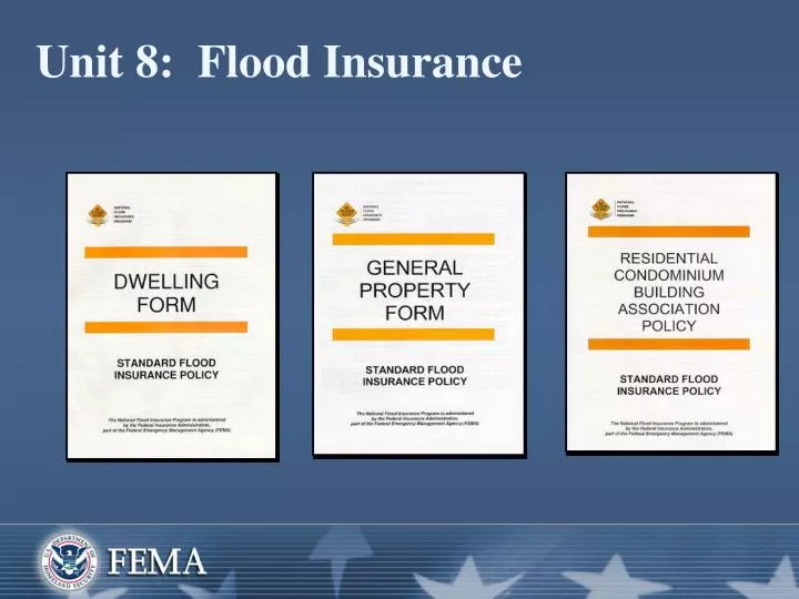 unit 8 flood insurance