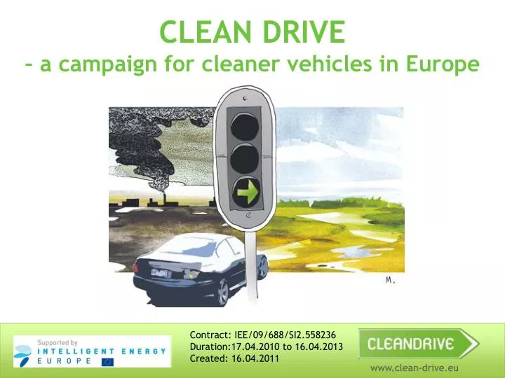 clean drive a campaign for cleaner vehicles in europe