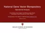 Enhancing Operational Efficiency at the National Gene Vector Biorepository - slide 1