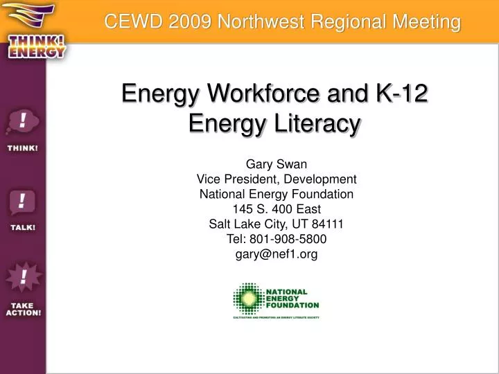 cewd 2009 northwest regional meeting