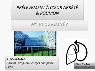 pr levement c ur arr t poumon