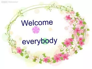Welcome everybody
