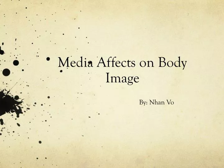 media affects on body image