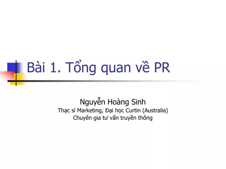 b i 1 t ng quan v pr