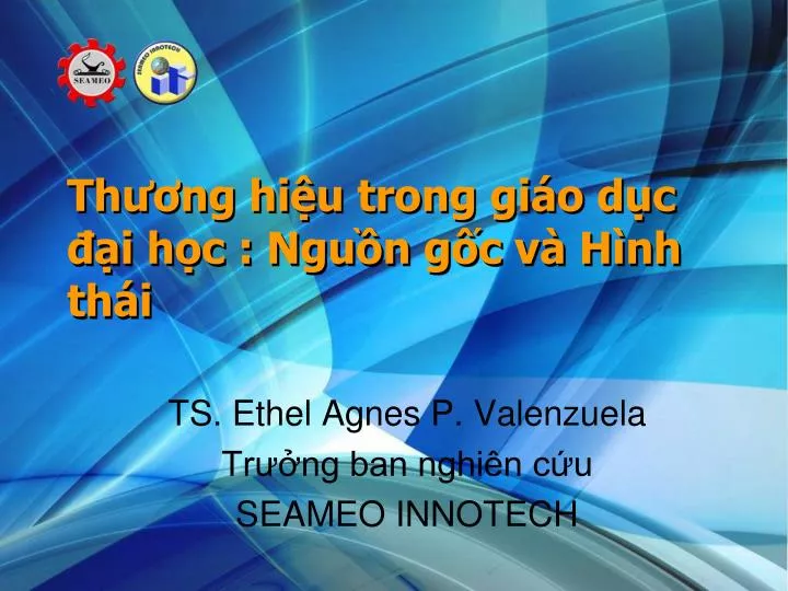 ts ethel agnes p valenzuela tr ng ban nghi n c u seameo innotech