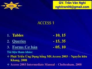 access 1